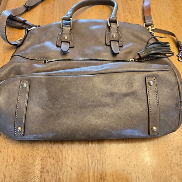 Dooney & Burke Top Handle Bag with Crossbody Strap - Picture 2 of 5